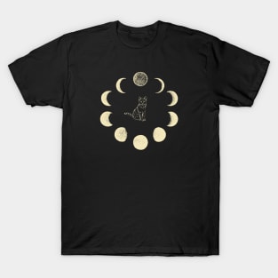 Cat and Moon T-Shirt